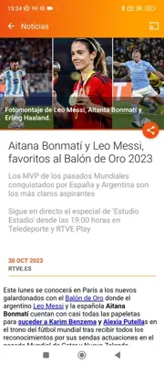 RTVE Noticias android App screenshot 2