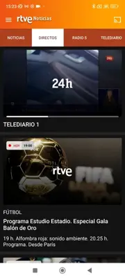 RTVE Noticias android App screenshot 3