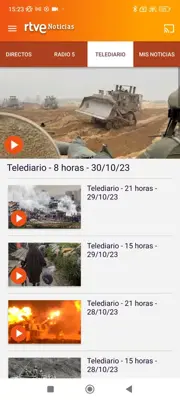 RTVE Noticias android App screenshot 4