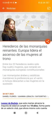 RTVE Noticias android App screenshot 8